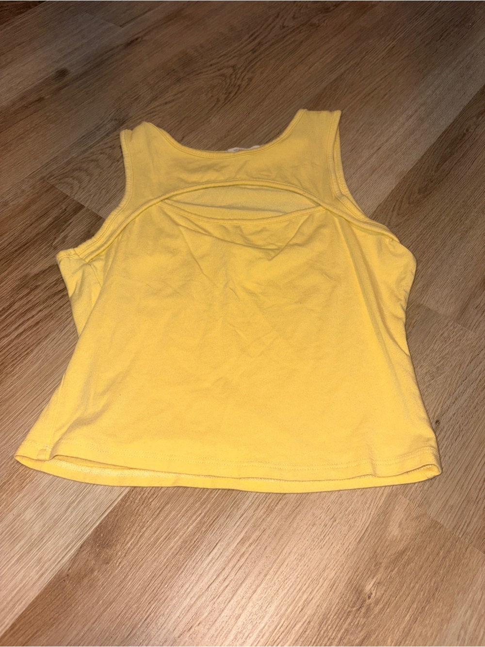 Yellow Sleeveless Tank Top - Women's Casual Summer Top